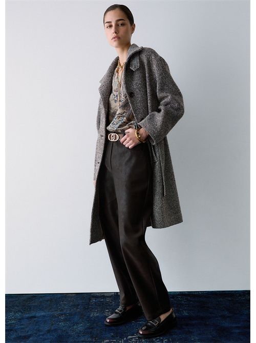 Pantaloni baggy in tessuto spalmato LIU JO | WF6144E1157/X0787